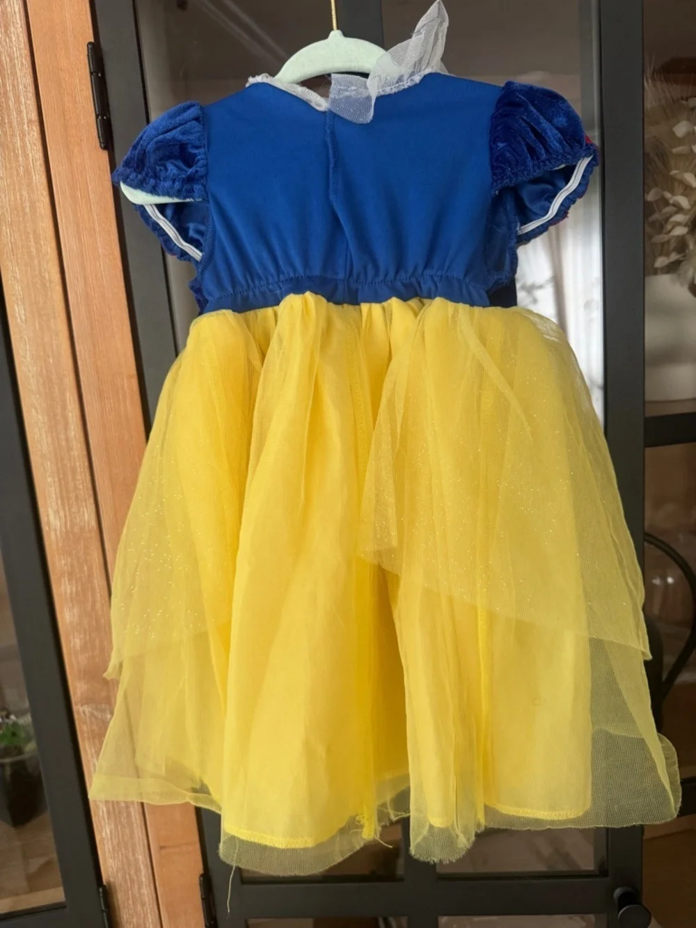 Disney Store Snow White baby girl costume tulle puff sleeve halloween princess